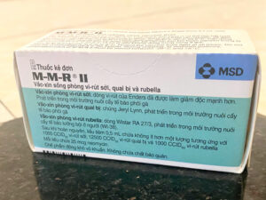MMR-II - Vắc xin ngừa sởi, quai bị, rubella