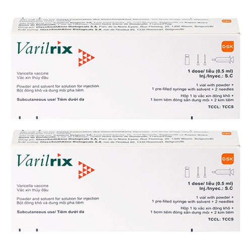 VARILRIX - Vắc xin phòng thủy đậu (Bỉ)