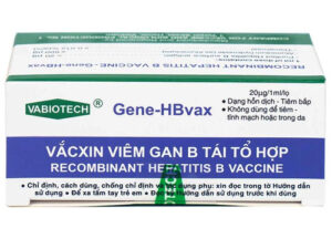 GENE HBVAX - Vắc xin ngừa viêm gan B 1ml