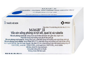 MMR-II - Vắc xin ngừa sởi, quai bị, rubella