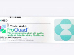 PROQUAD - Vắc xin phòng ngừa Sởi, quai bị, rubella, thủy đậu (4 in 1)