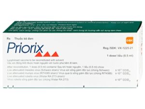 PRIORIX - Vắc xin phòng ngừa sởi - quai bị - rubella